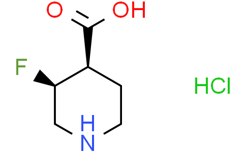 (3S,4R)-3-fluoropiperidine-4-carboxylic acid hydrochloride