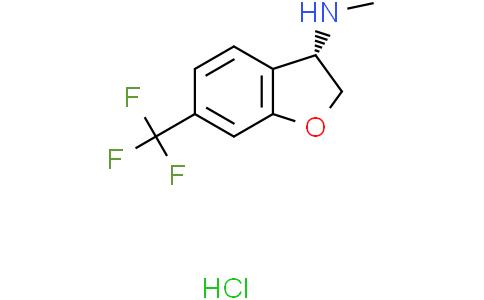 (3S)-N-methyl-6-(trifluoromethyl)-2,3-dihydrobenzofuran-3-amine hydrochloride