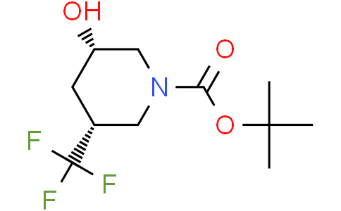 tert-butyl cis-3-hydroxy-5-(trifluoromethyl)piperidine-1-carboxylate