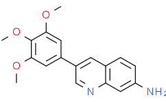 3-(3,4,5-三甲氧基苯基)喹啉-7-胺