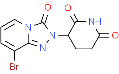 3-{8-bromo-3-oxo-2H,3H-[1,2,4]triazolo[4,3-a]pyridin-2-yl}piperidine-2,6-dione