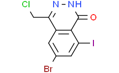 6-溴-4-(氯甲基)-8-碘酞嗪-1(2H)-酮