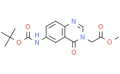 methyl 2-[6-(tert-butoxycarbonylamino)-4-oxo-quinazolin-3-yl]acetate