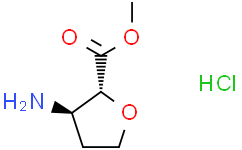 methyl (2R，3R)-3-aminotetrahydrofuran-2-carboxylate hydrochloride