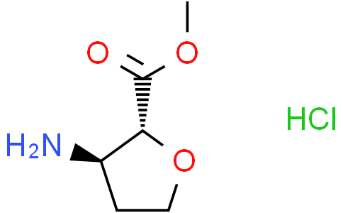 methyl (2R,3R)-3-aminotetrahydrofuran-2-carboxylate hydrochloride