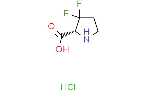 (2R)-3,3-difluoropyrrolidine-2-carboxylic acid hydrochloride