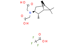 2-[carboxymethyl-[(1S,2S,3S,5R)-2,6,6-trimethylnorpinan-3-yl]amino]acetic acid;2,2,2-trifluoroacetic acid