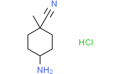 cis-4-amino-1-methyl-cyclohexanecarbonitrile hydrochloride