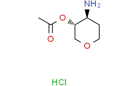 (3R,4S)-4-aminotetrahydropyran-3-yl] acetate hydrochloride