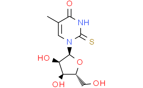 1-[(2S,3R,4S,5R)-3,4-dihydroxy-5-(hydroxymethyl)tetrahydrofuran-2-yl]-5-methyl-2-thioxo-pyrimidin-4-one