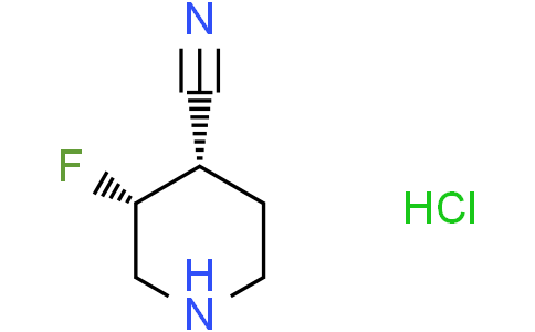 cis-3-fluoropiperidine-4-carbonitrile hydrochloride