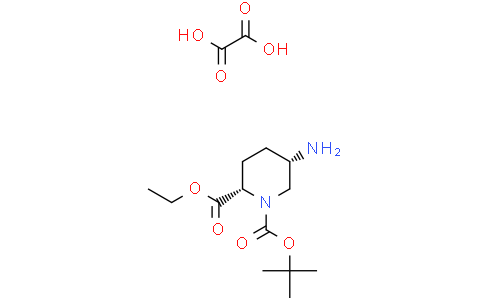 1-tert-butyl O2-ethyl (2S,5S)-5-aminopiperidine-1,2-dicarboxylate oxalic acid