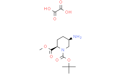 1-tert-butyl O2-methyl cis-5-aminopiperidine-1,2-dicarboxylate oxalic acid