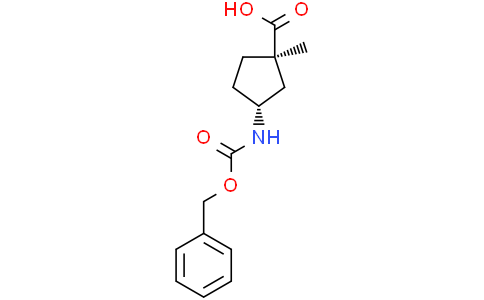 (1R,3R)-3-(benzyloxycarbonylamino)-1-methyl-cyclopentanecarboxylic acid