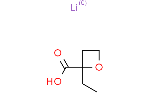 2-ethyloxetane-2-carboxylic acid lithium salt