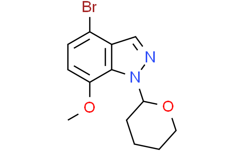 4-bromo-7-methoxy-1-tetrahydropyran-2-yl-indazole