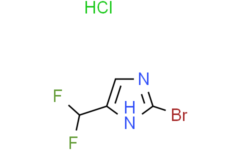 2-bromo-5-(difluoromethyl)-1H-imidazole hydrochloride