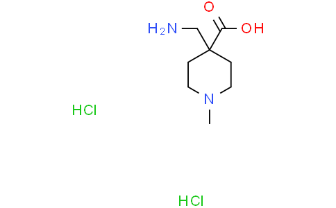 4-(aminomethyl)-1-methyl-piperidine-4-carboxylic acid dihydrochloride