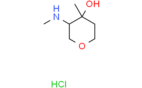 4-methyl-3-(methylamino)tetrahydropyran-4-ol hydrochloride