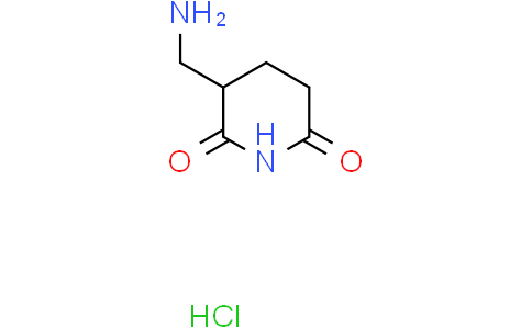 3-(aminomethyl)piperidine-2,6-dione hydrochloride