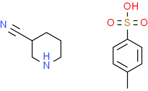 4-methylbenzene-1-sulfonic acid piperidine-3-carbonitrile