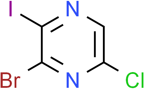 3-bromo-5-chloro-2-iodo-pyrazine