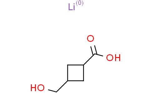3-(hydroxymethyl)cyclobutanecarboxylic acid;lithium salt