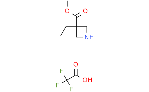 methyl 3-ethylazetidine-3-carboxylate 2,2,2-trifluoroacetic acid