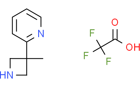 2-(3-methylazetidin-3-yl)pyridine 2,2,2-trifluoroacetic acid