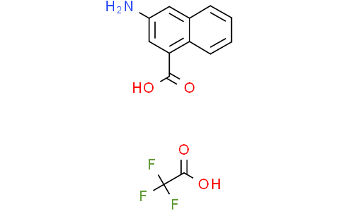3-aminonaphthalene-1-carboxylic acid 2,2,2-trifluoroacetic acid
