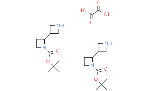 tert-butyl 2-(azetidin-3-yl)azetidine-1-carboxylate hemi(oxalic acid)