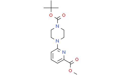 tert-butyl 4-(6-methoxycarbonyl-2-pyridyl)piperazine-1-carboxylate