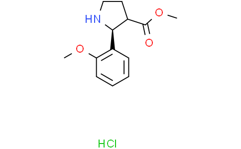 methyl (2S)-2-(2-methoxyphenyl)pyrrolidine-3-carboxylate hydrochloride