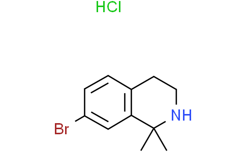 7-bromo-1,1-dimethyl-3,4-dihydro-2H-isoquinoline hydrochloride