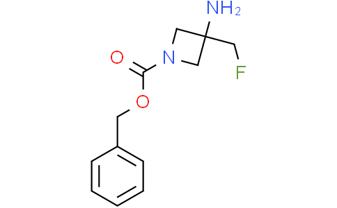 benzyl 3-amino-3-(fluoromethyl)azetidine-1-carboxylate