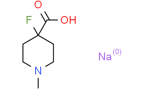 4-fluoro-1-methyl-piperidine-4-carboxylic acid sodium salt