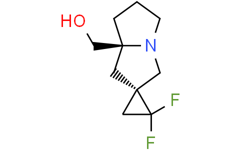 (1S,7'aS)-3,3-difluoro-hexahydrospiro[cyclopropane-1,2'-pyrrolizin]-7'a-yl]methanol