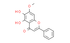 黄芩素-7-甲醚,98%