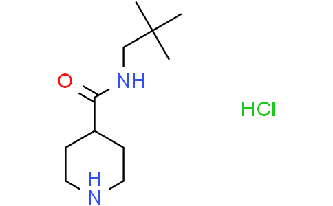 N-(2,2-dimethylpropyl)piperidine-4-carboxamide hydrochloride