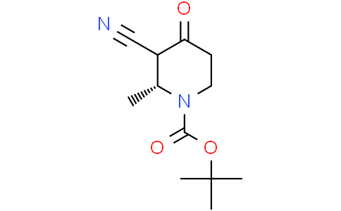 tert-butyl (2R)-3-cyano-2-methyl-4-oxo-piperidine-1-carboxylate