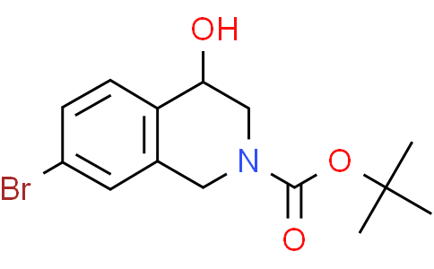 tert-butyl 7-bromo-4-hydroxy-3,4-dihydro-1H-isoquinoline-2-carboxylate