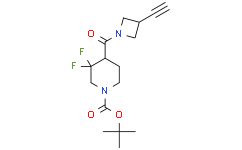 tert-butyl 4-(3-ethynylazetidine-1-carbonyl)-3，3-difluoropiperidine-1-carboxylate