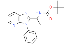 (1-(3-苯基-3H-咪唑并[4，5-b]吡啶-2-基)乙基)氨基甲酸叔丁酯