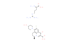 Levonadifloxacin arginine salt