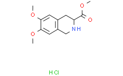 Methyl 6,7-dimethoxy-1,2,3,4-tetra-hydroisoquinoline-3-carboxylate hydrochloride