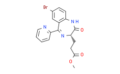 （3S）-7-溴-2，3-二氢-2-氧代-5-（2-吡啶基）-1H-1，4-苯并二氮卓-3-丙酸甲酯,98%