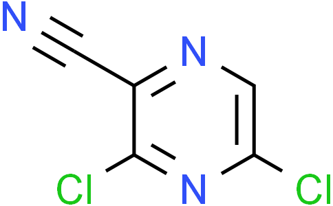 3,5-dichloropyrazine-2-carbonitrile