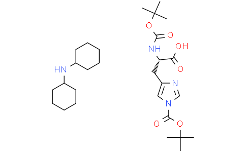 双叔丁氧羰酰基组氨酸二环己胺盐 ,98%