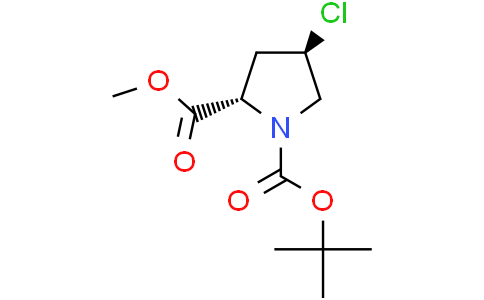 1-tert-butyl 2-methyl (2S,4R)-4-chloropyrrolidine-1,2-dicarboxylate