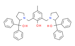 ((2S,2'S)-1,1'-((2-Hydroxy-5-methyl-1,3-phenylene)bis(methylene))bis(pyrrolidine-2,1-diyl))bis(diphenylmethanol)
